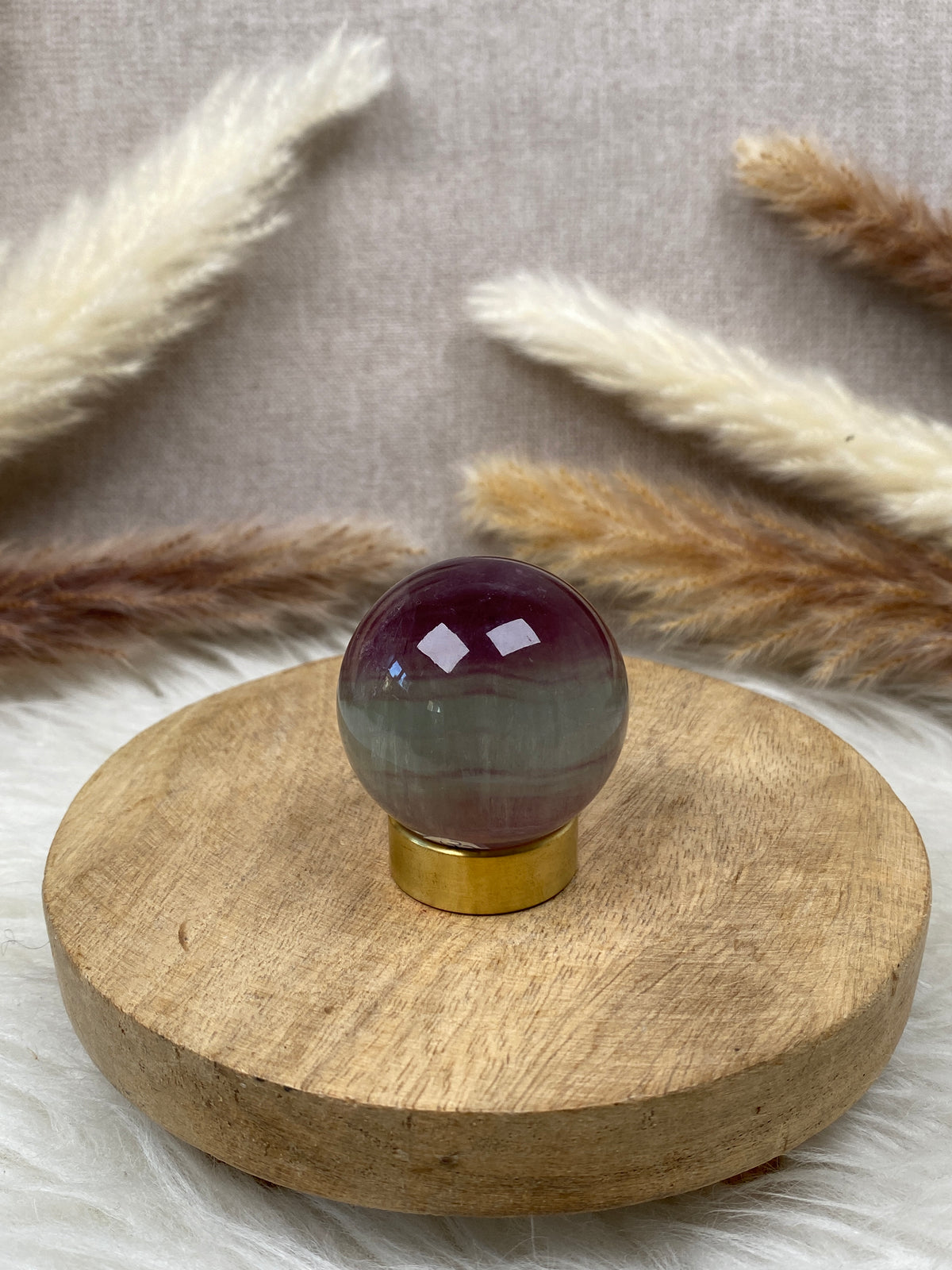 Bunte Fluorit Kugel (9)