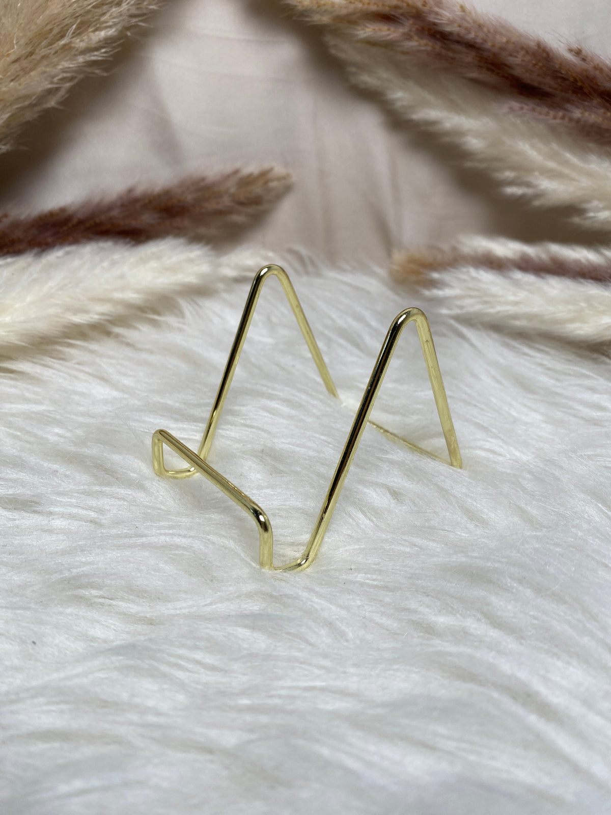 Plattenhalterung gold (mittel)