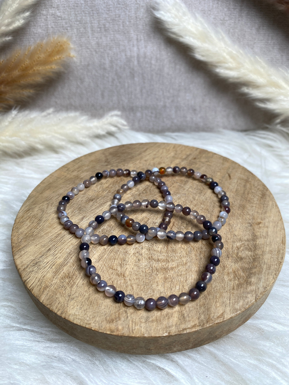 Botswana Achat Armbänder (4 mm)