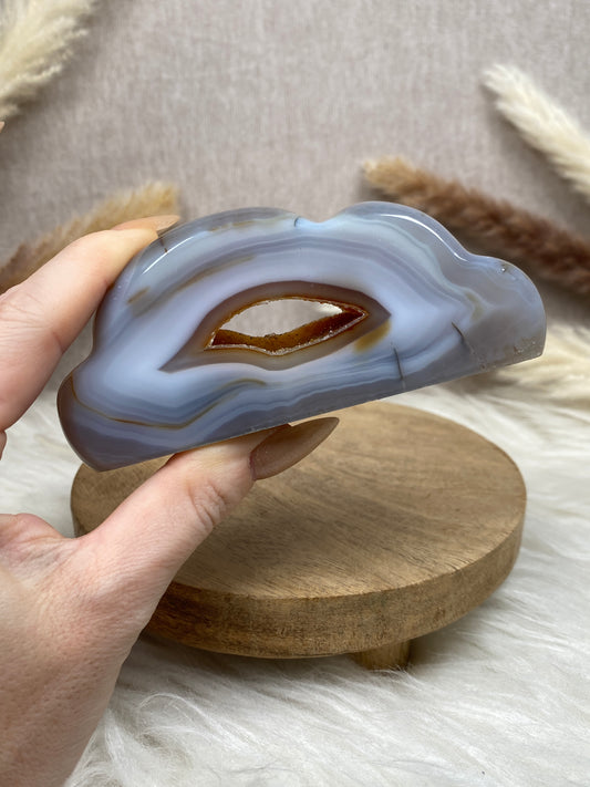 Achat Wolke (1) mit Druse