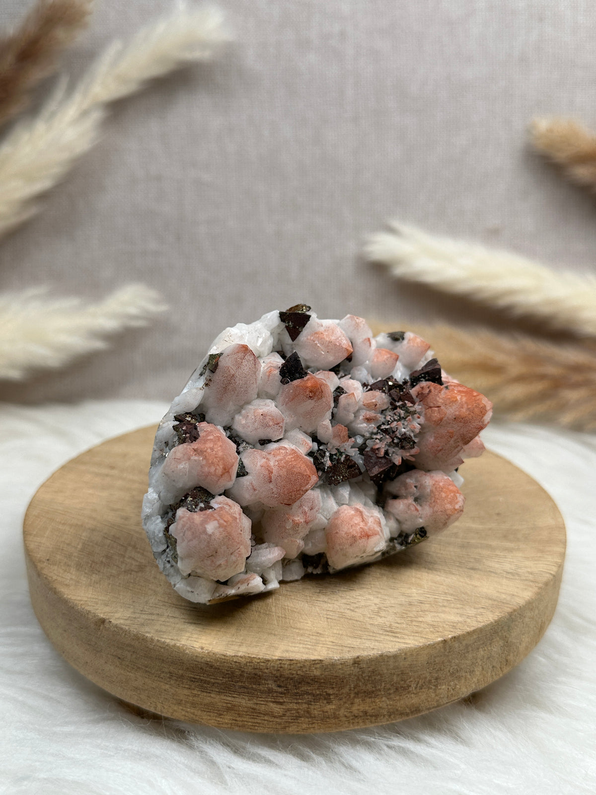 Quarz mit Hämatit & Pyrit Cluster (4)